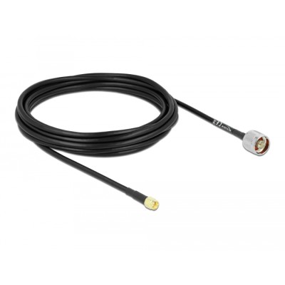 Delock Antenna Cable N plug > SMA plug RG-58 C/U 5 m 2