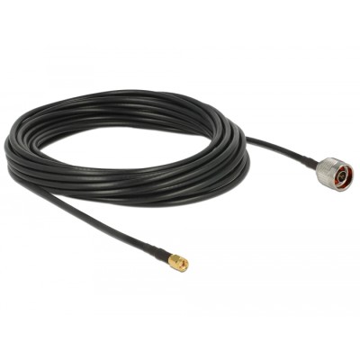 Delock Antenna Cable N plug > SMA plug RG-58 C/U 10 m 2