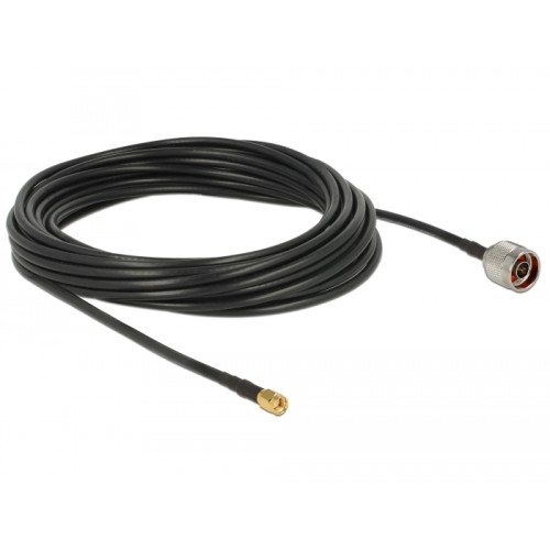 Delock Antenna Cable N plug > SMA plug RG-58 C/U 10 m