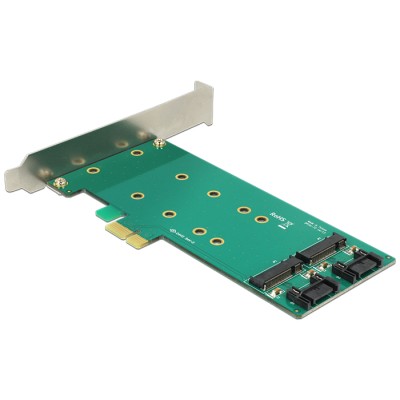Delock PCI Express Card > 2 x internal M.2 Key B 110 mm - Low Profile Form Factor 2