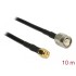Delock Antenna Cable TNC Plug  SMA Plug CFD200 10 m low loss