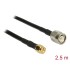 Delock Antenna Cable TNC Plug  SMA Plug CFD200 2.5 m low loss