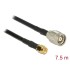 Delock Antenna Cable RP-TNC plug  SMA plug RG-58 C/U 7.5 m