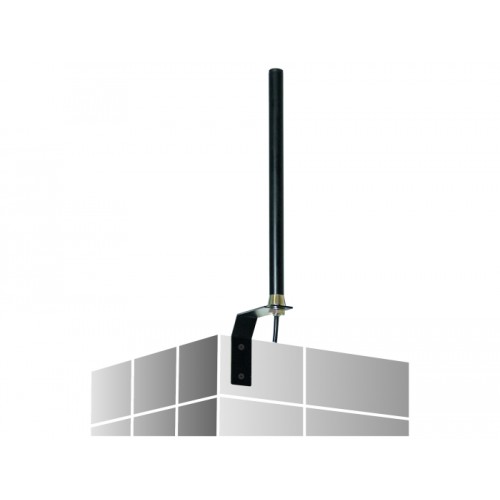 Delock LTE UMTS GSM Antenna SMA plug 3 dBi omnidirectional fixed with connection cable RG-58, 3 m wall mounting outdoor black