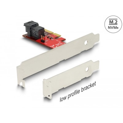 Delock PCI Express x4 Card > 1 x internal SFF-8643 NVMe - Low Profile Form Factor