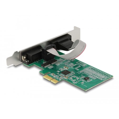 Delock PCI Express x1 Card to 2 x Serial RS-232