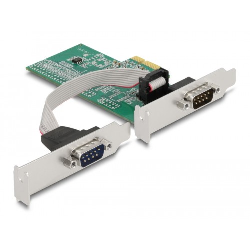 Delock PCI Express x1 Card to 2 x Serial RS-232