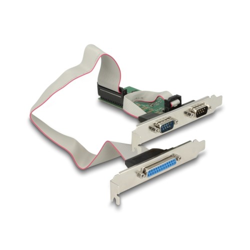 Delock PCI Express Card to 2 x Serial RS-232 + 1 x Parallel