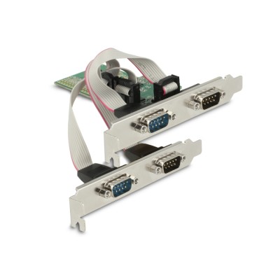 Delock PCI Express Card to 4 x Serial RS-232