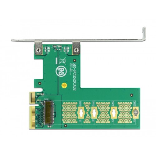 Delock PCI Express x4 Card > 1 x internal NVMe M.2 Key M – cross format