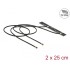 Delock Dual Band WLAN WiFi 6 Twin Antenna 2 x I-PEX Inc., MHF® 4L plug 5 dBi 2 x 25 cm PCB internal self adhesive