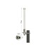Delock LoRa 868 MHz Antenna N jack 3 dBi 32 cm omnidirectional fixed pole mount white outdoor
