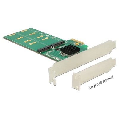 Delock PCI Express Card > 4 x internal M.2 Key B - Low Profile Form Factor 2