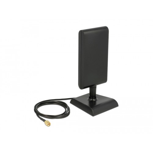 Delock WLAN 802.11 ac/a/h/b/g/n Antenna RP-SMA plug 6 - 9 dBi directional with magnetic base and connection cable (ULA 100, 1 m)