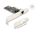 Delock PCI Express x1 Network Card 2.5 Gigabit LAN 1 x RJ45 i225