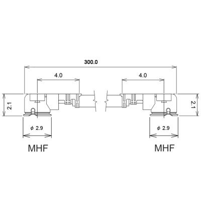 Delock Antenna Cable MHF® I plug to MHF® I plug 1.13 30 cm 2