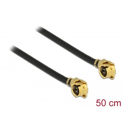 Delock Antenna Cable MHF® I plug to MHF® I plug 1.13 50 cm