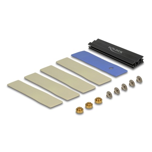 Delock PCI Express x4 Card > 1 x internal M.2 Key B + 1 x internal NVMe M.2 Key M - Low Profile Form Factor