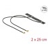 Delock Dual Band WLAN WiFi 6 Twin Antenna 2 x MHF® I plug 5 dBi 2 x 50 cm PCB internal self adhesive