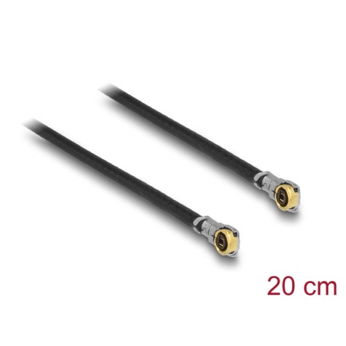 Delock Antenna Cable MHF® 4L plug to MHF® 4L plug 1.13 20 cm