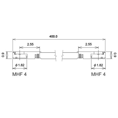Delock Antenna Cable MHF® 4L plug to MHF® 4L plug 1.13 40 cm 2