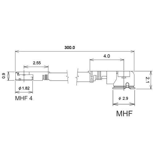 Delock Antenna Cable I-PEX Inc., MHF® I plug to I-PEX Inc., MHF® 4L plug 1.13 30 cm