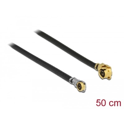 Delock Antenna Cable I-PEX Inc., MHF® I plug to I-PEX Inc., MHF® 4L plug 1.13 50 cm