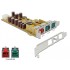Delock PoweredUSB PCI Express x1 Card  1 x 24 V + 2 x 12 V