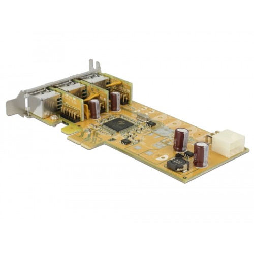 Delock PoweredUSB PCI Express x1 Card  3 x 12 V