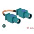 Delock Antenna Cable FAKRA Z plug  FAKRA Z plug RG-316 10 cm