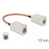 Delock Antenna Cable FAKRA B jack  FAKRA B jack RG-316 15 cm
