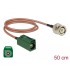 Delock Antenna Cable FAKRA E jack  BNC plug RG-316 50 cm