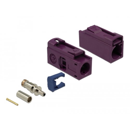 Delock FAKRA D jack 25 mm (long) for crimping