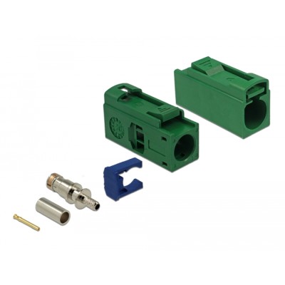 Delock FAKRA E jack 25 mm (long) for crimping