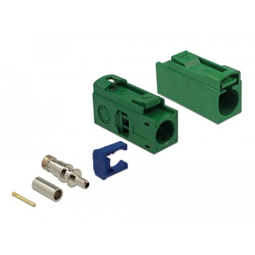 Delock FAKRA E jack 25 mm (long) for crimping