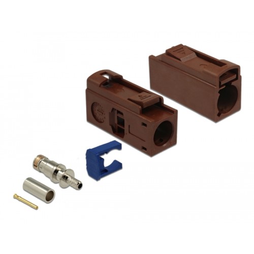 Delock FAKRA F jack 25 mm (long) for crimping