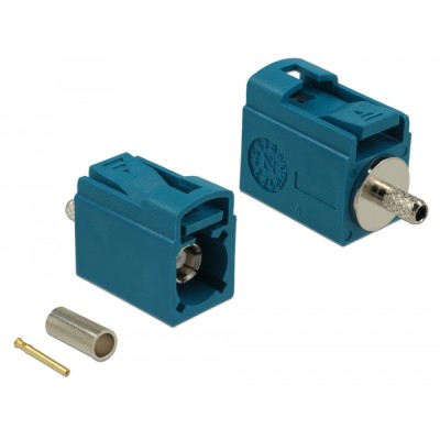 Delock FAKRA Z jack 21 mm (short) for crimping