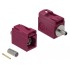 Delock FAKRA L jack 21 mm (short) for crimping
