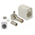 Delock FAKRA B jack 90° for crimping