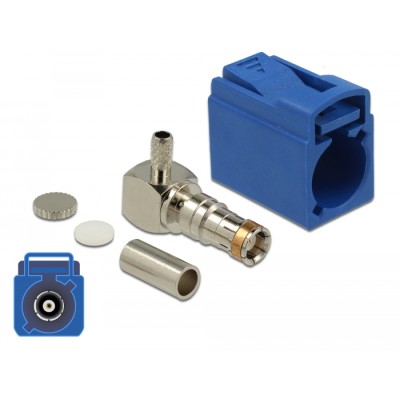 Delock FAKRA C jack 90° for crimping