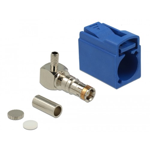 Delock FAKRA C jack 90° for crimping