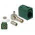 Delock FAKRA E jack 90° for crimping