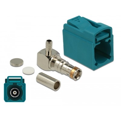 Delock FAKRA Z jack 90° for crimping