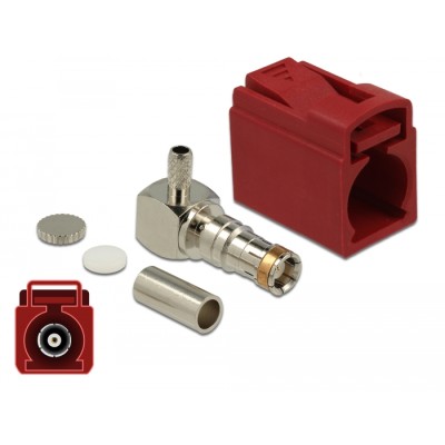 Delock FAKRA L jack 90° for crimping