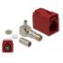 Delock FAKRA L jack 90° for crimping