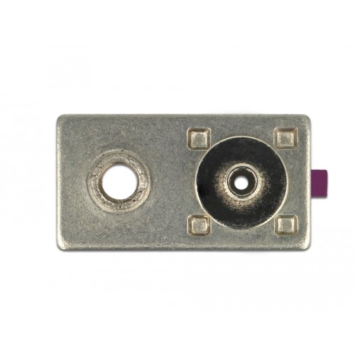 Delock FAKRA D plug spring pin for crimping 1 prepunched hole