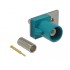 Delock FAKRA Z plug spring pin for crimping 1 prepunched hole