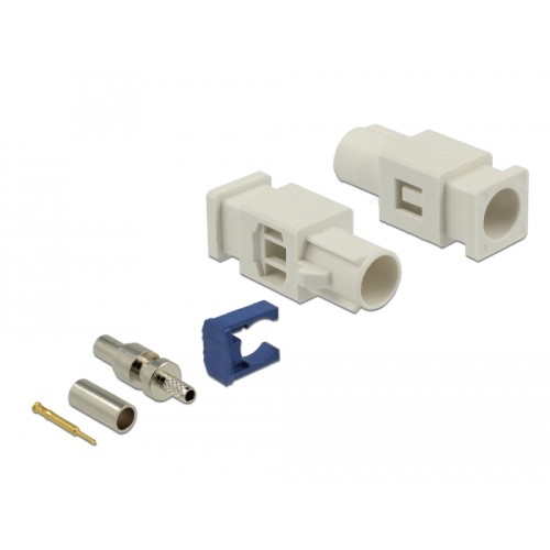 Delock FAKRA B plug spring pin for crimping