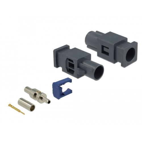 Delock FAKRA G plug spring pin for crimping