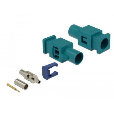 Delock FAKRA Z plug spring pin for crimping